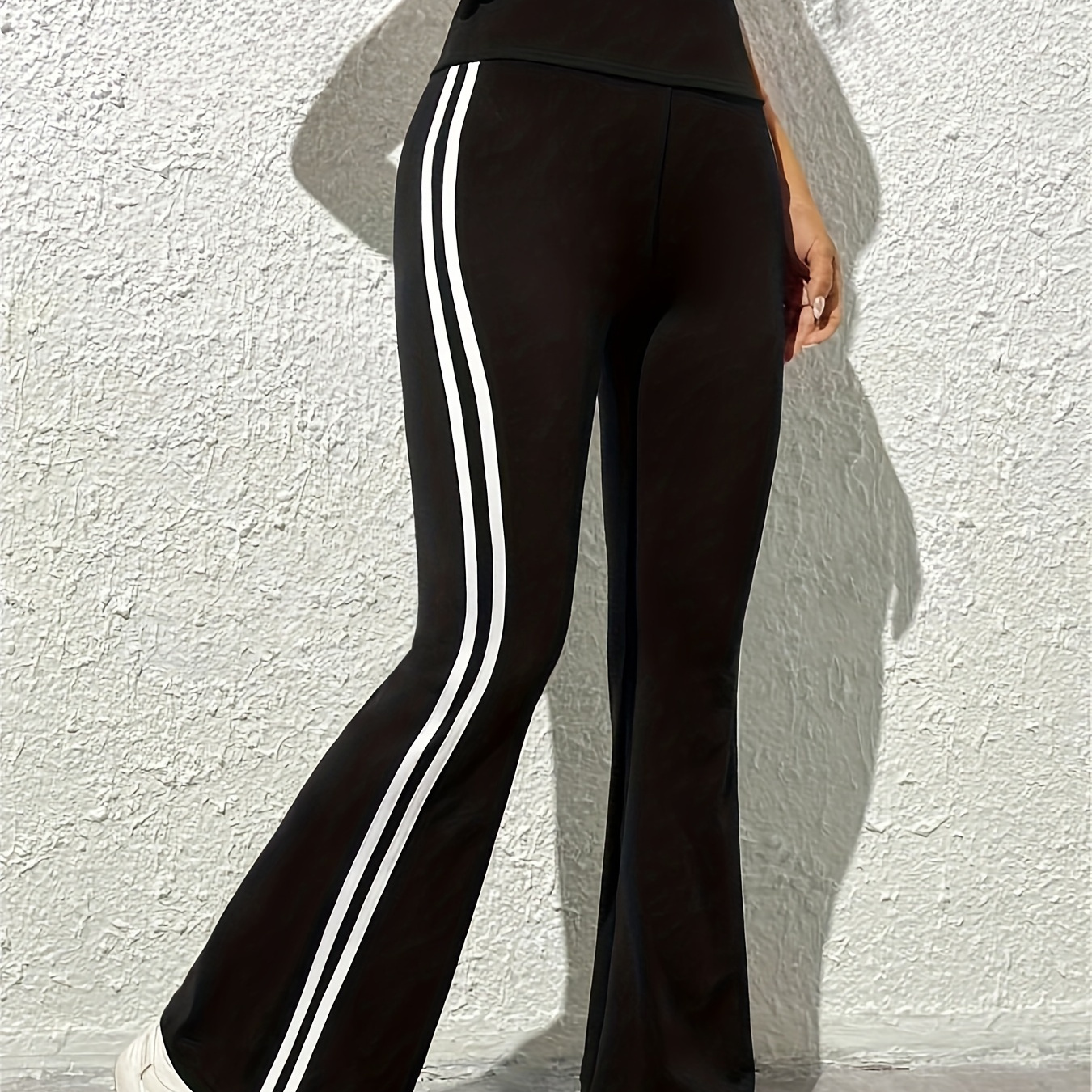 

Striped Leg Pants, Waist Pants For & Fall, Women's Clothing