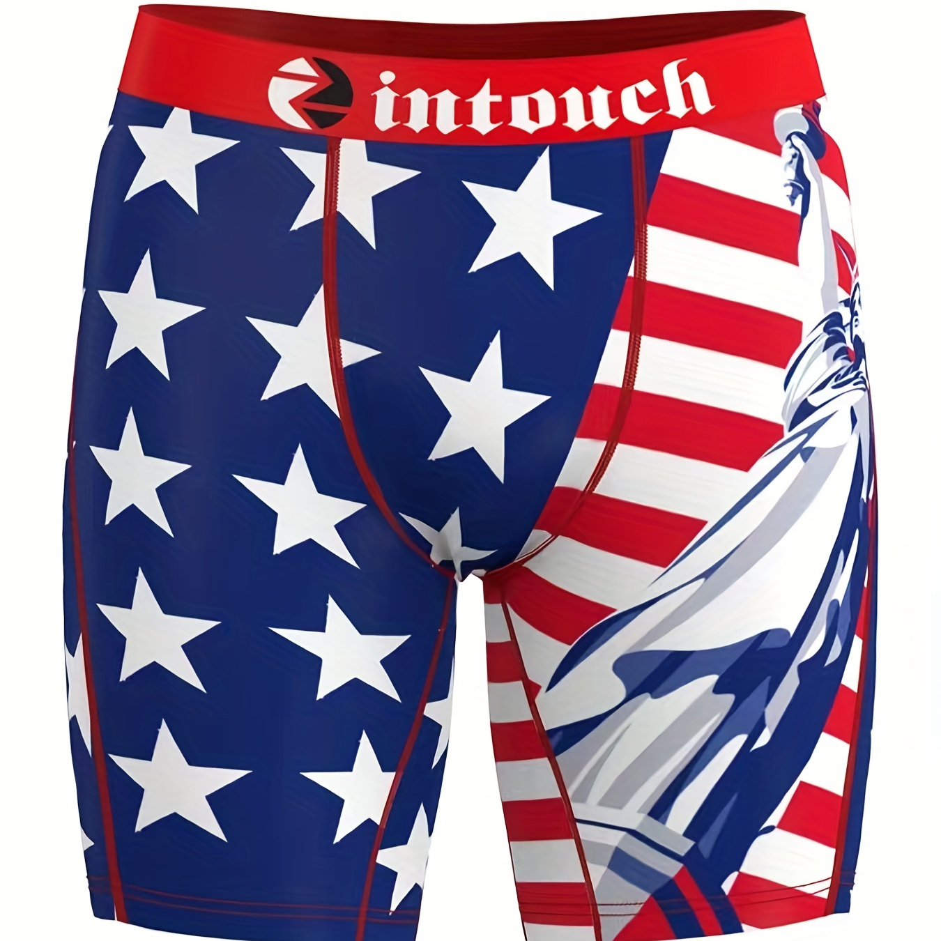 Men's American Independence Day Graphic Long Boxers Briefs - Temu Canada