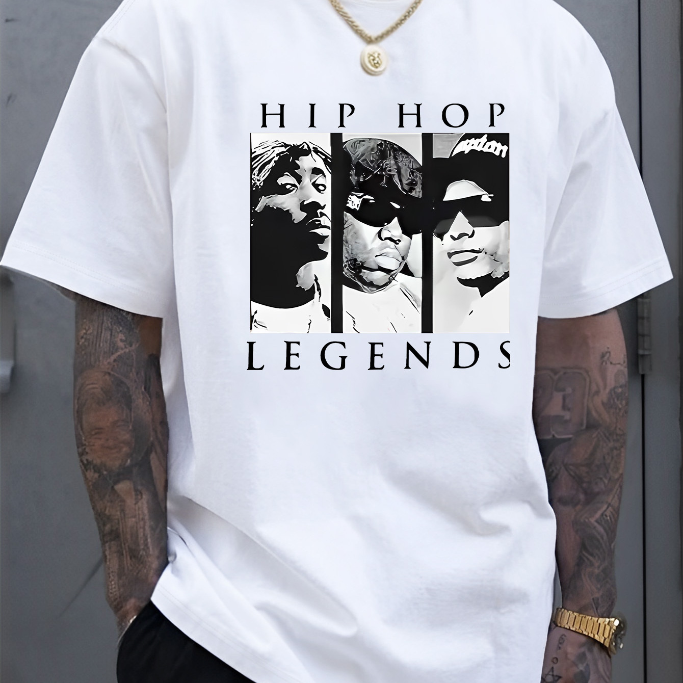 Men'S Hip Hop Legends Graphic Tee