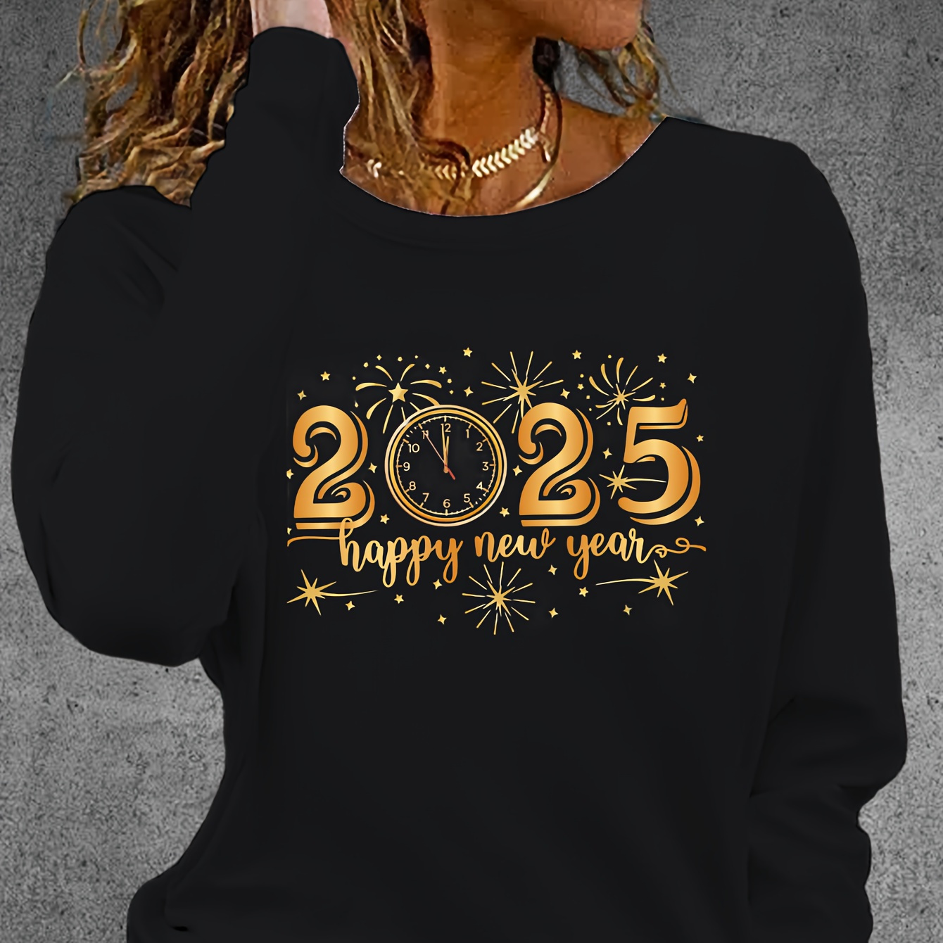 

2025 New Long Sleeve T- For Women - , Polyester, - For Fall &