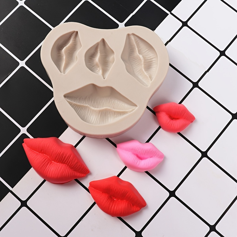 

Useful Sexy Lips Silicone Mold Can Be Used To Make Candles, Plaster, Aromatherapy Candles For Arts And Crafts