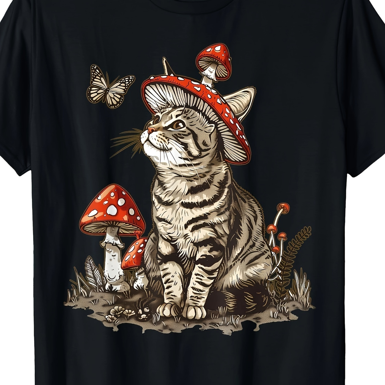 

Cat Aesthetic Hat T-shirt100% - 220g