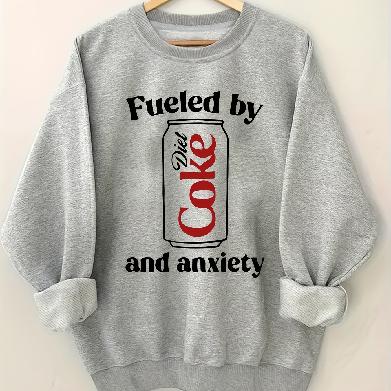 

Women's Sweatshirt Red - Polyester, , Long Sleeve For Fall/ - &