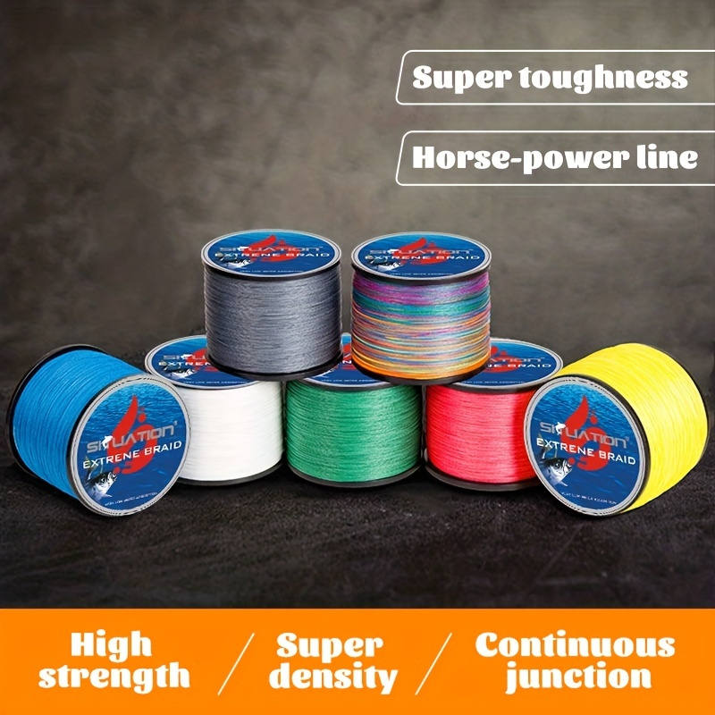  HERCULES Super Cast 100M 109 Yards Braided Fishing Line 200  LB Test For Saltwater Freshwater PE Braid Fish Lines Superline 8 Strands -  Camo, 200LB