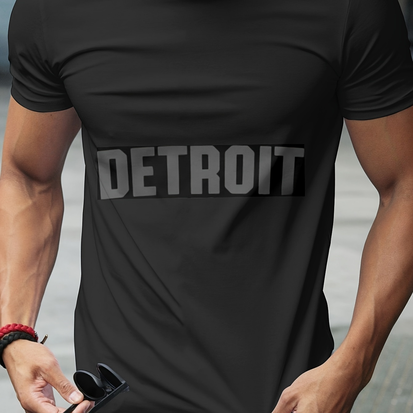 

Ewh Detroit T-shirt -black Shirt By Detroit Tshirt For Men