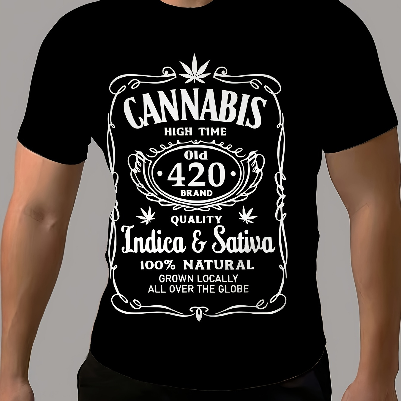 Men's Cannabis Theme T-Shirt