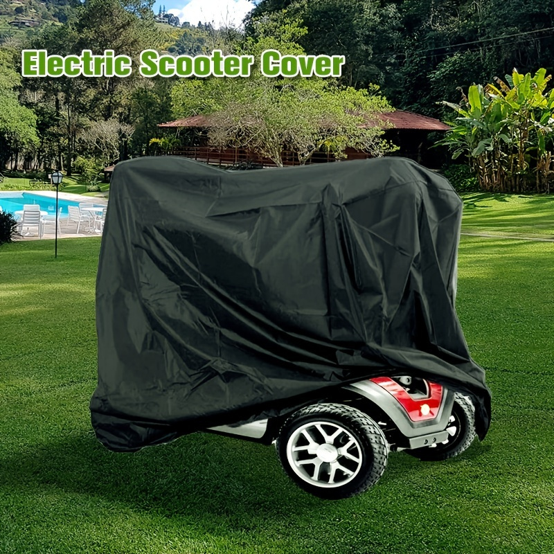 

Waterproof Cover For Electric Scooter Thickened Oxford Cloth, Suitable For Commuting Scooters, Providing Dust And Uv Protection.