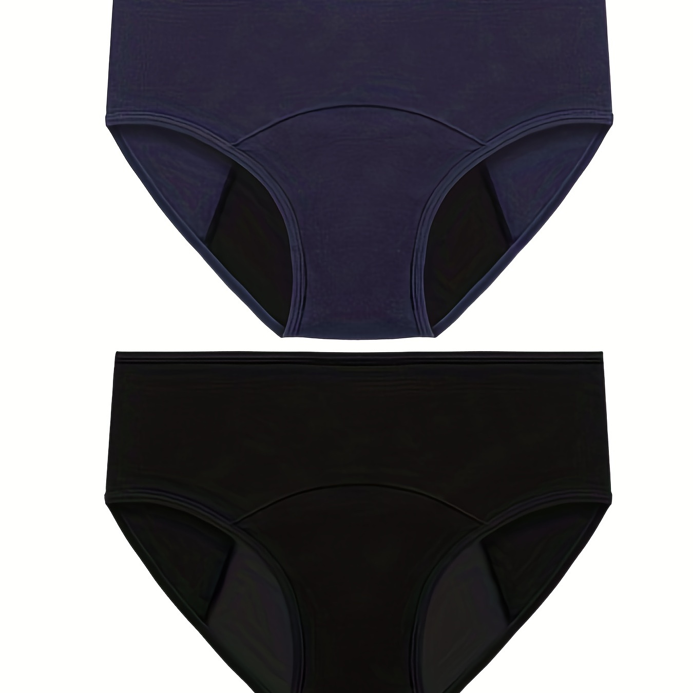 Plus Size Period Underwear Set Women's Plus Plain Leakproof - Temu Slovakia