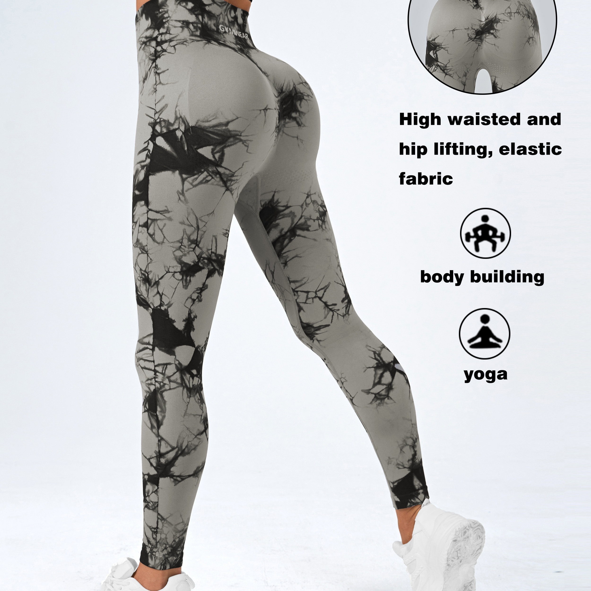 

Women's Yoga Pants With High Waist, Four-season Fitness Leggings, No-sew Dye, Stretchy Fabric, Seamless
