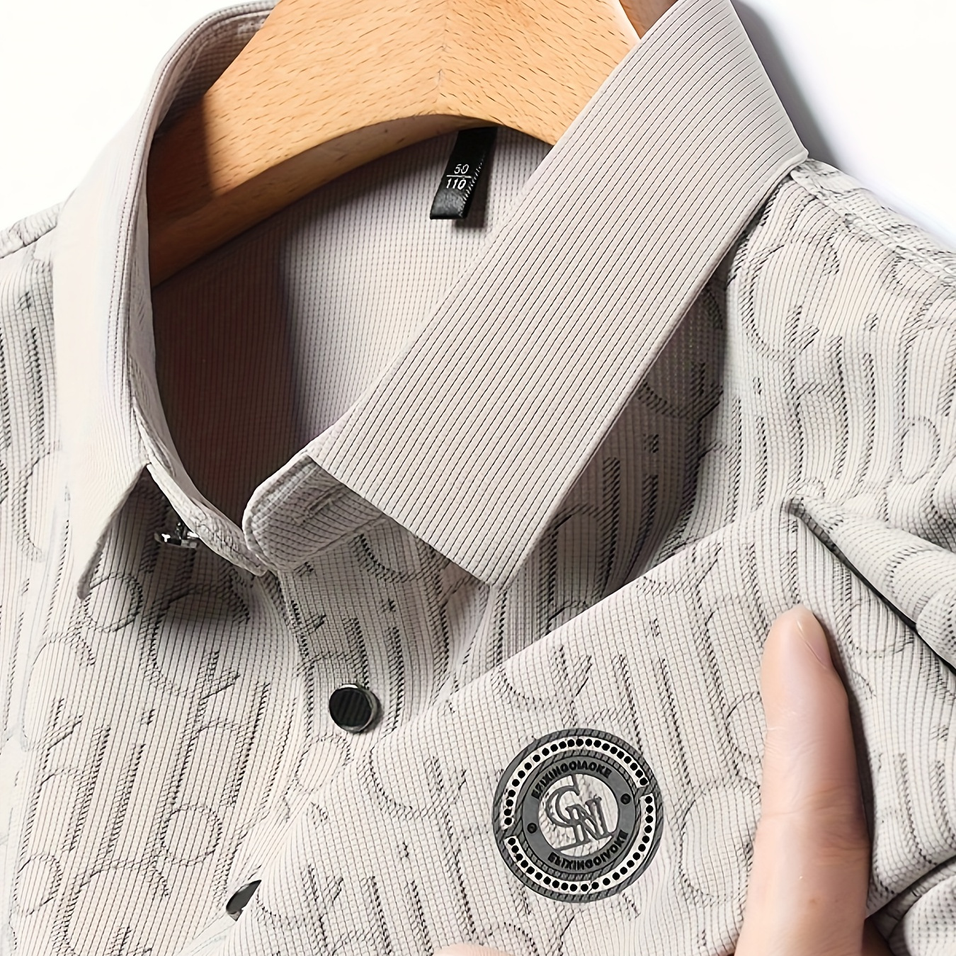 

Men's Stylish Letter Print Golf T-shirt, Short Sleeve Tee For Summer, Casual Trendy Top For Males, Business And Leisure Wear
