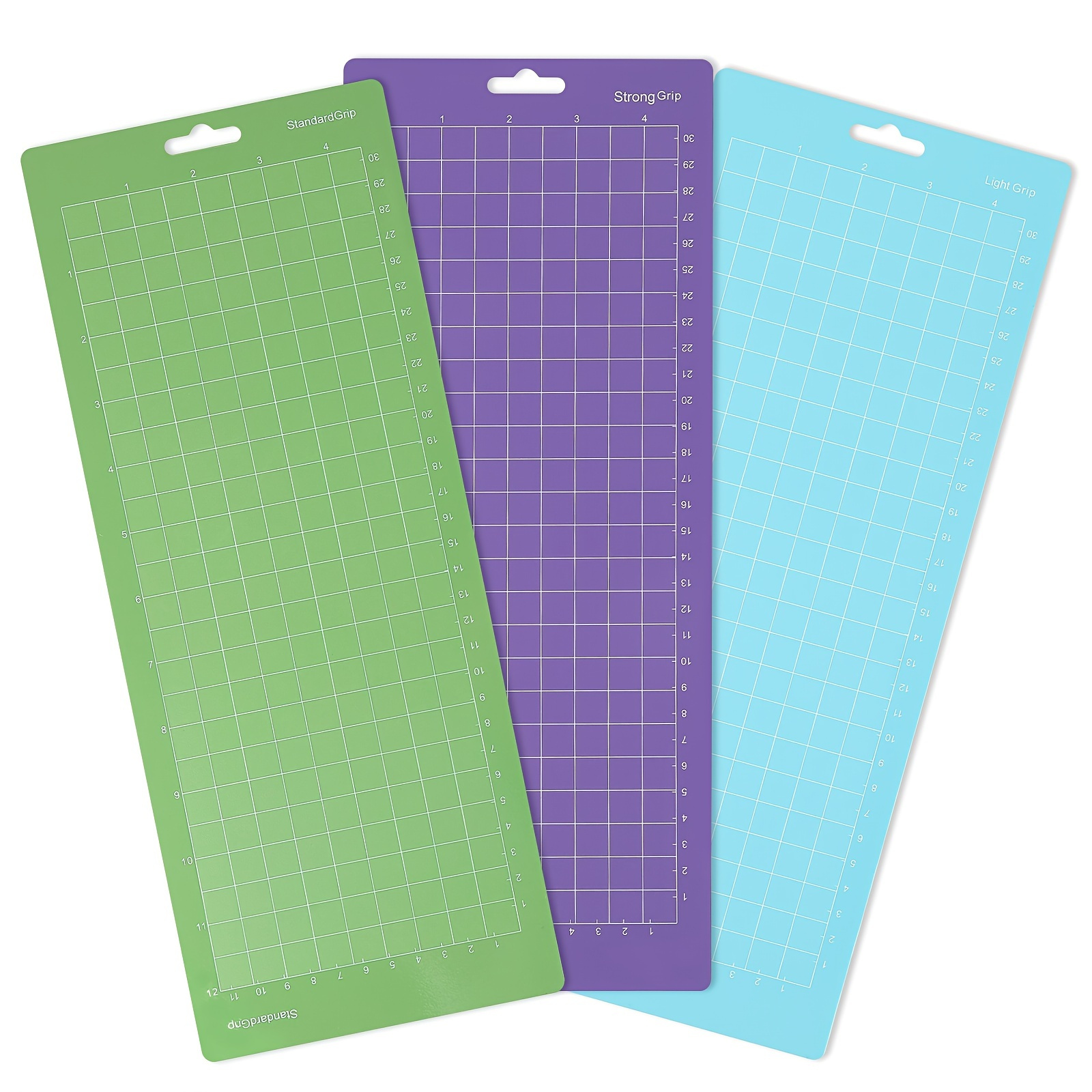 

1pc/3pcs Cutting Mat For Cricut, 12*4.5 Inch Cutting Pad For Cricut (standard Grip, Light Grip, Strong Grip And Fabric Grip) Explore Air 2/air/one, Various Adhesive Cutting Pads, Accessories