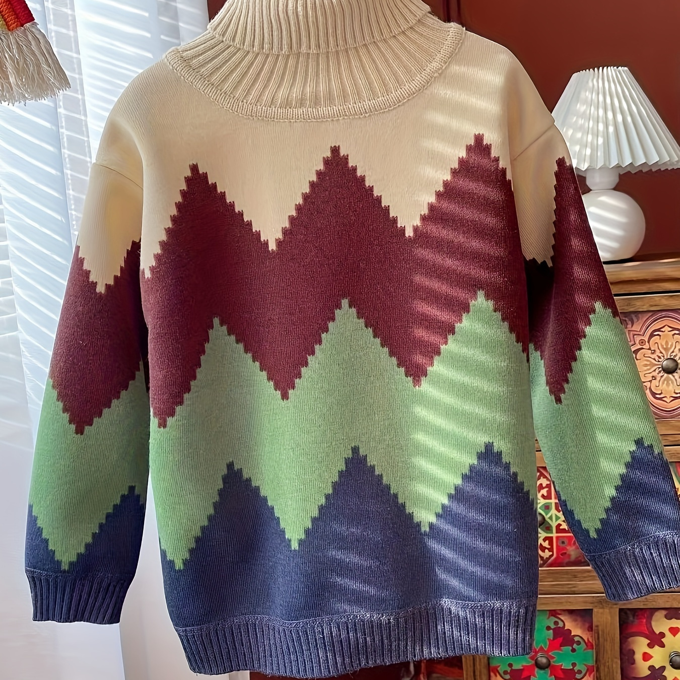 

Boys' - Pullover Pattern, Washable, For Fall And