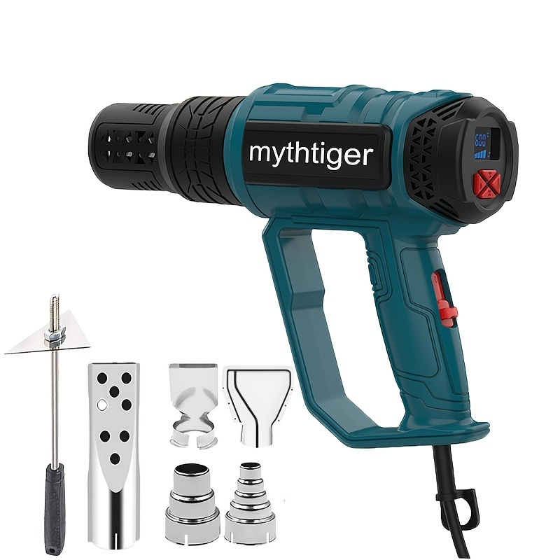 2000w Lcd Display Heat Gun Variable Temperature Settings Mythtiger Fast