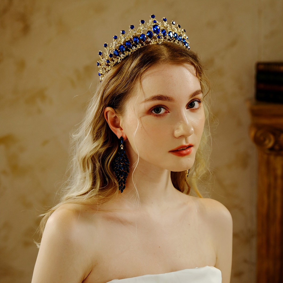 large gold headpiece