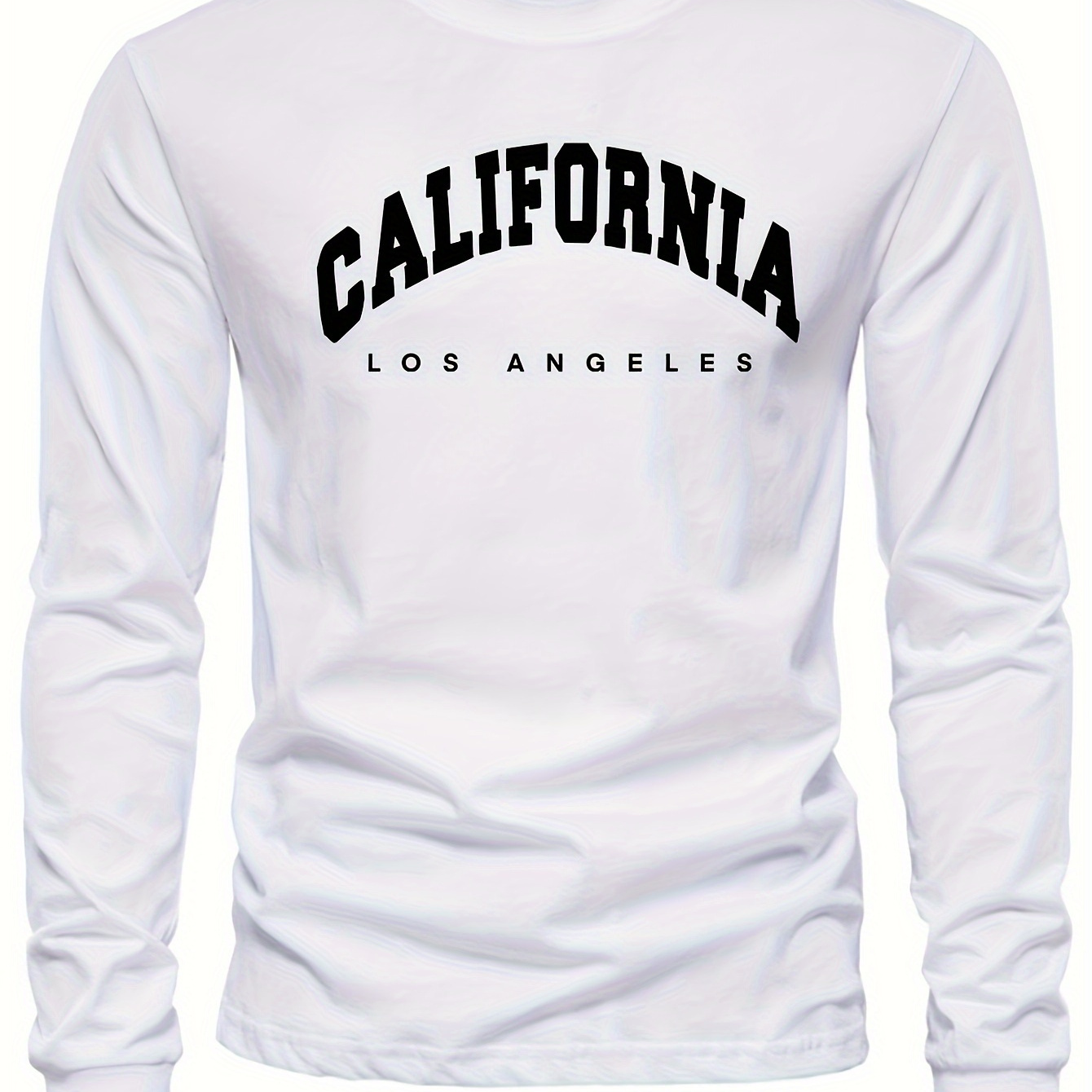 

La California Print Tee Shirt, Tees For Men, Casual Long Sleeve T-shirt