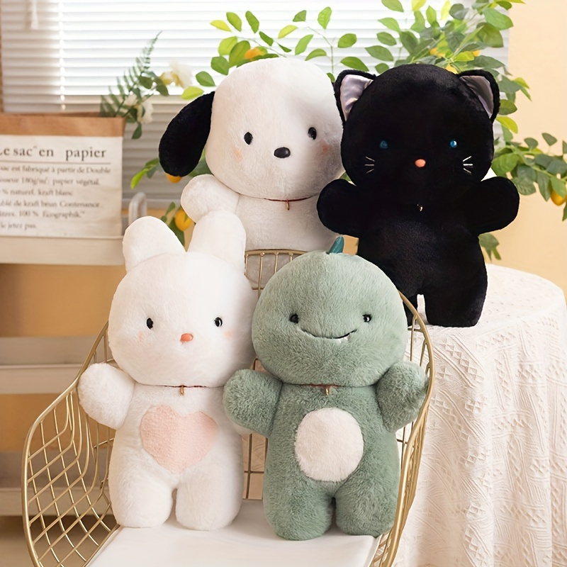 3 Sizes Black Cat Shaped Soft Plush Pillows Lovely Cartoon Animal