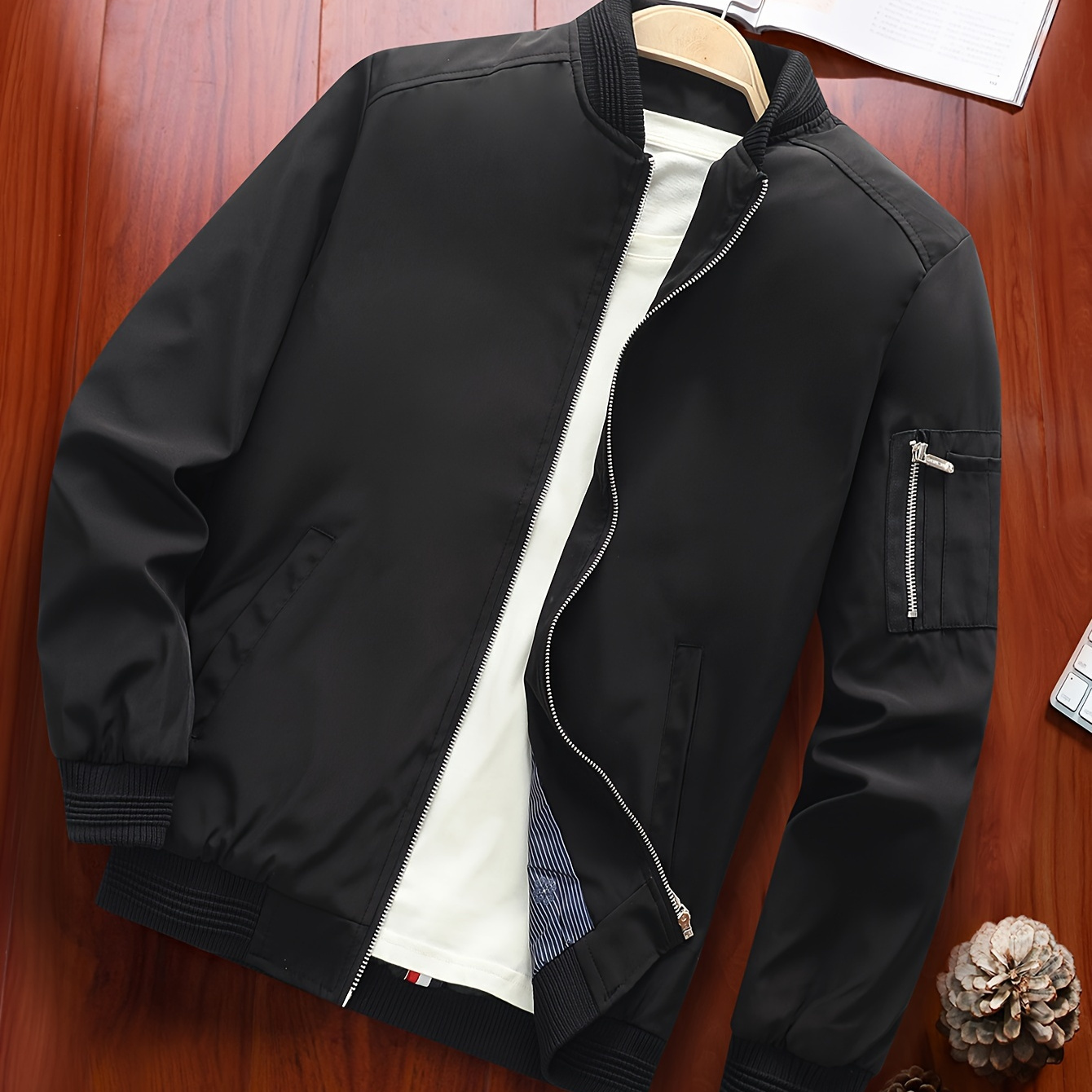 

Autumn New Casual Men's Jacket Men's Baseball Jacket Coat