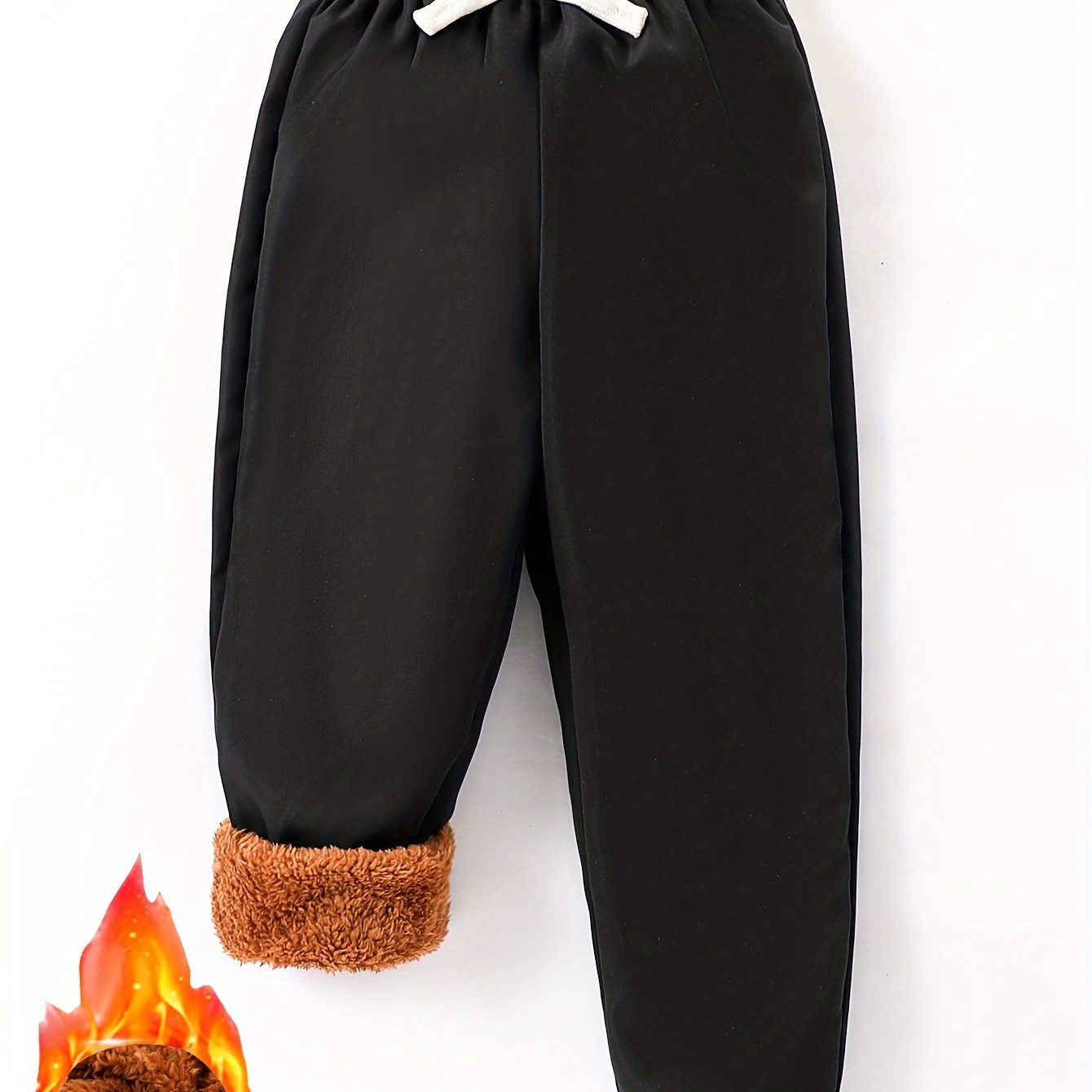 

1pc Boys' Long Pants, 90-130cm, , , Non-stretch, Regular Fit, /, Bowknot , Ribbed Cuffs, , Regular , Long-length Trousers, For