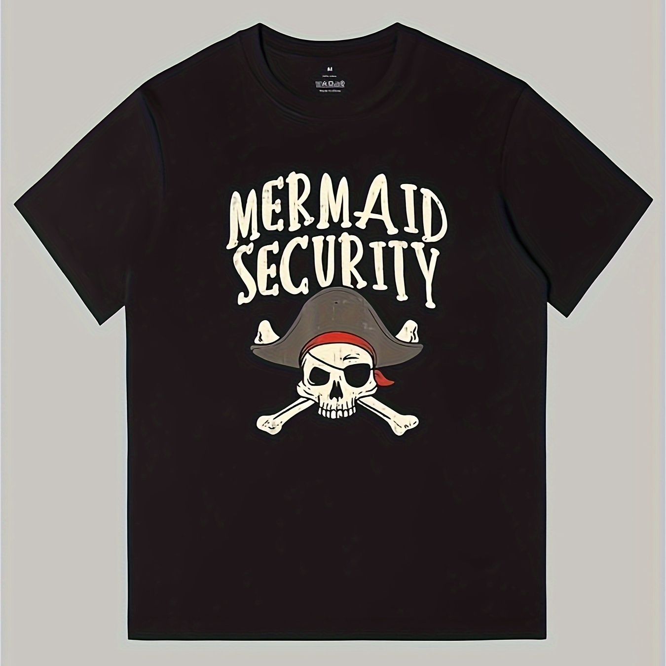 

Mermaid Security Pirate Party Dad Brother Family Matching Funny Shirt