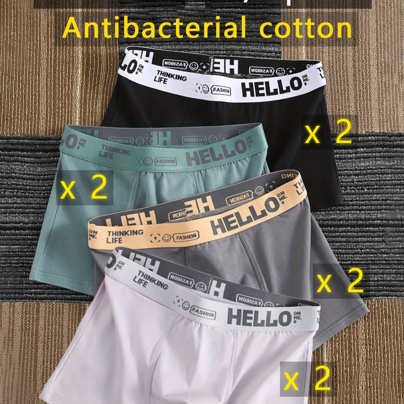 Men's Underwear Antibacterial Graphene Breathable Comfy - Temu