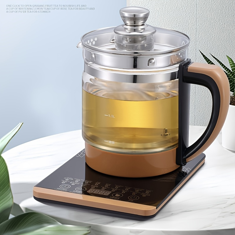 Electric Kettle Health Pot Multifunction Tea Maker and Kettle 2 Liter  Health-Care Decoction Pot Rose Gold Herbal Tea Porridge 800W 110V
