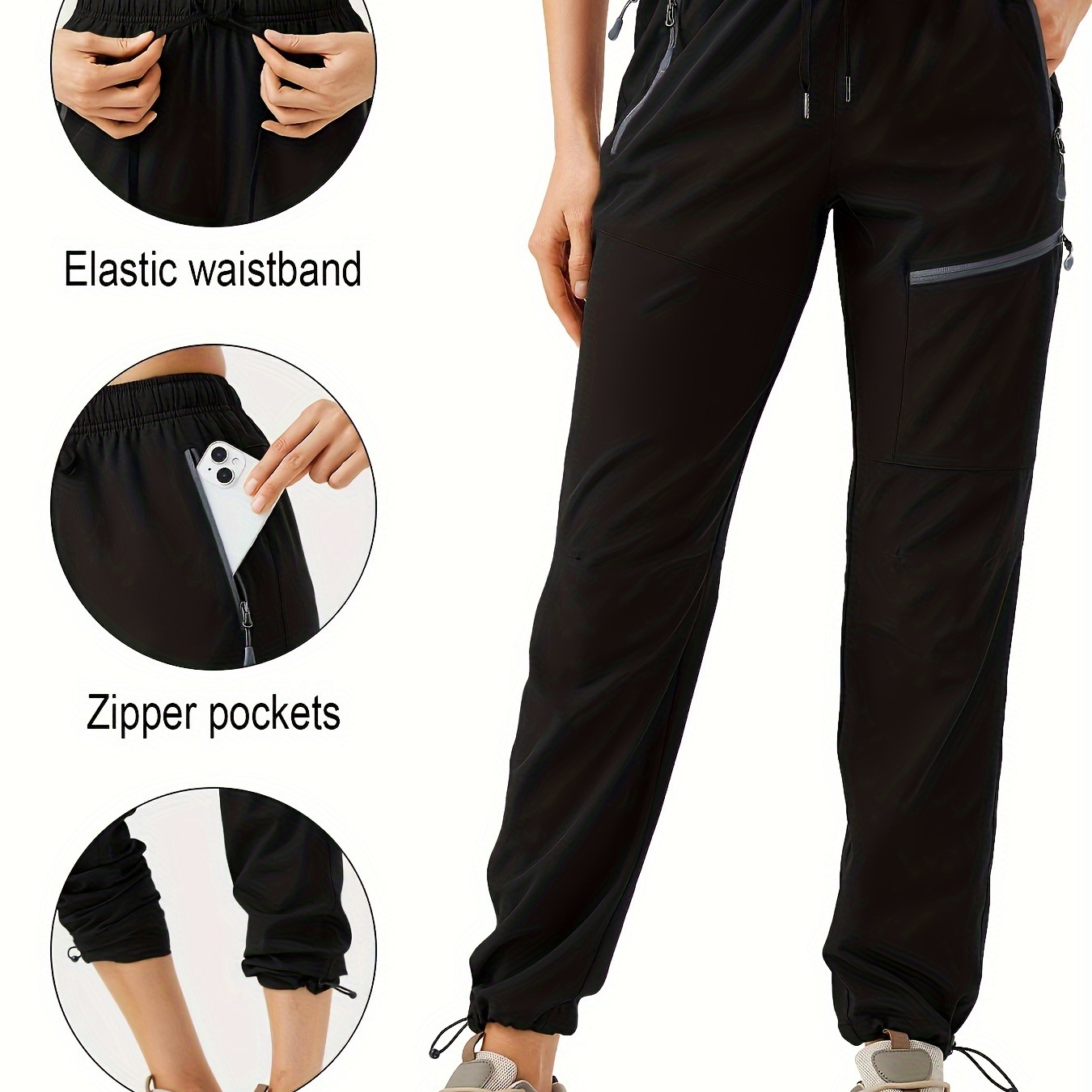 

Quick Dry Lightweight Water Resistant Waist Cargo Pants For All