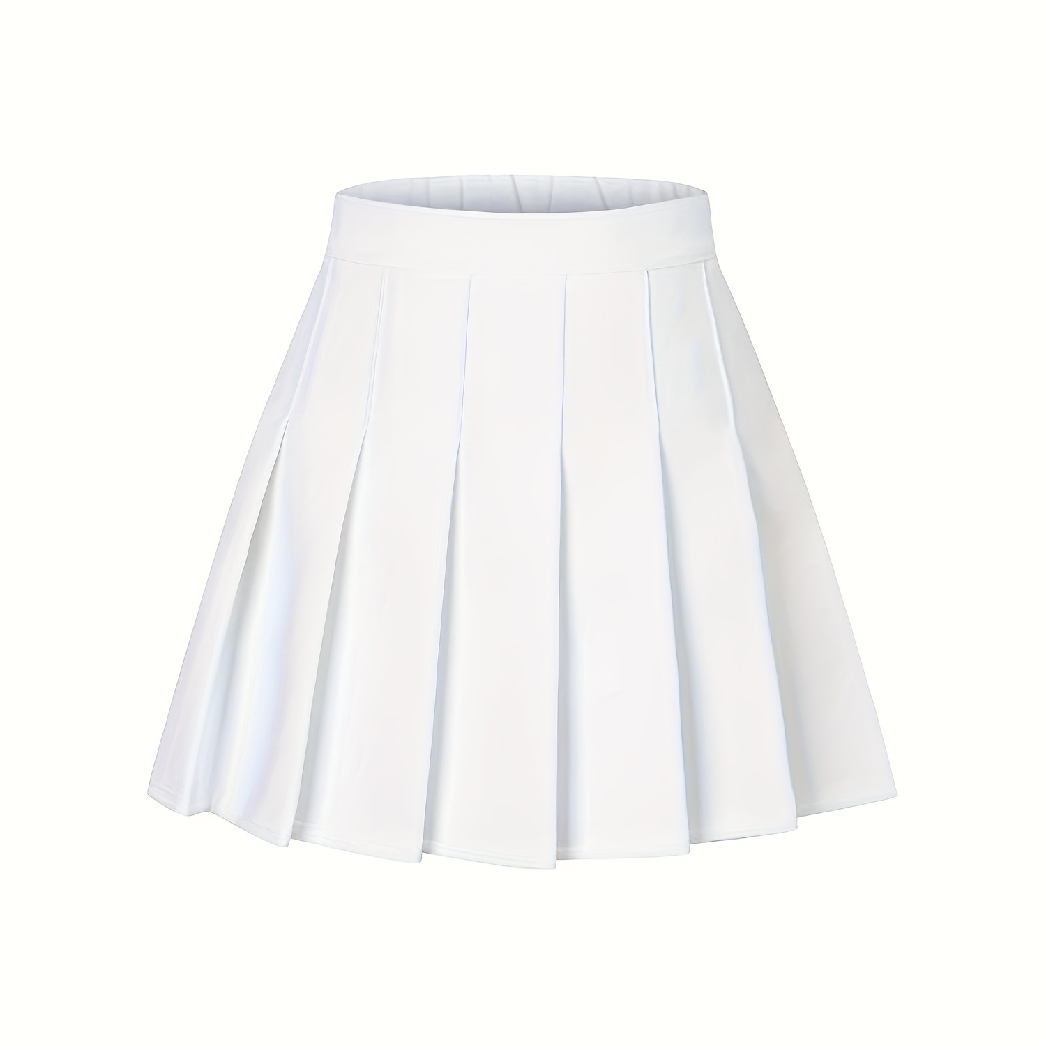 Solid Lace Elastic Waist Skirt Elegant Skirt Spring Summer - Temu