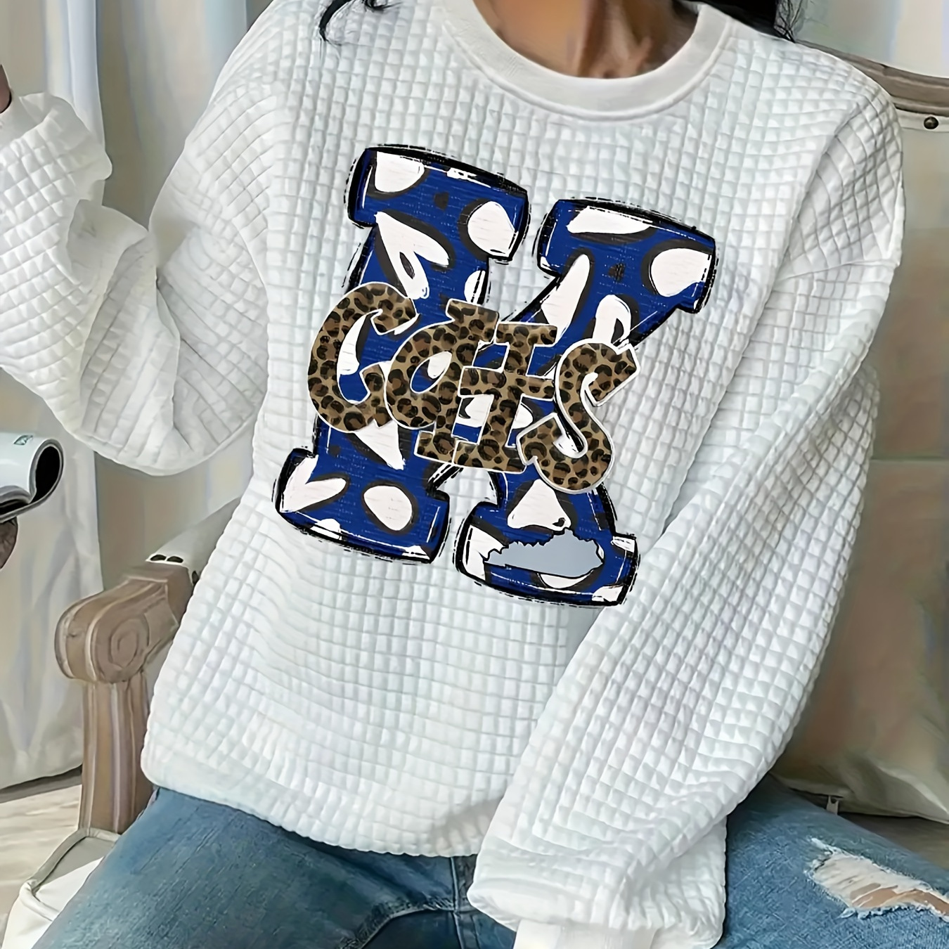 

Sweatshirt, Long Sleeve Sweatshirt For & Fall, Women's Clothing