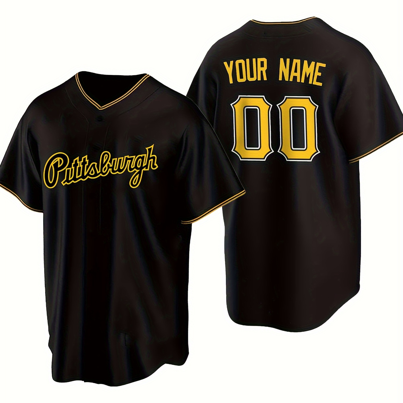 

Custom Baseball Jersey, Name And Number Baseball Jersey Sports Daily Leisure Street Outdoor Men's Embroidery Customized Jersey