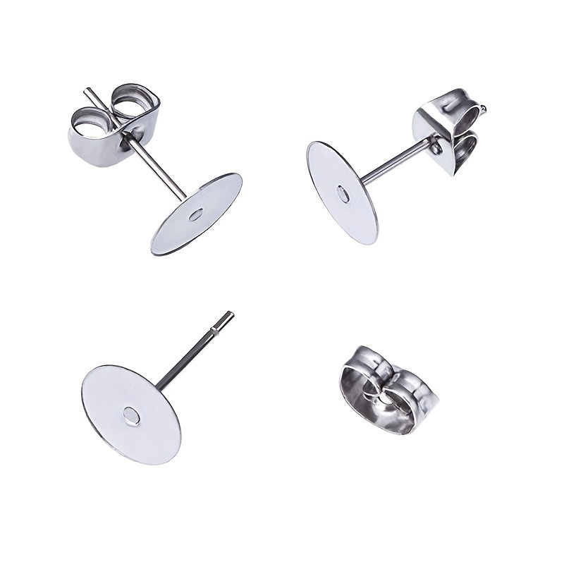 Wholesale 300PCS Soft Earrings Backs, Clear Silicone Earring Back Stoppers,  Ear Nuts Stud Back Earrings Backing Findings 