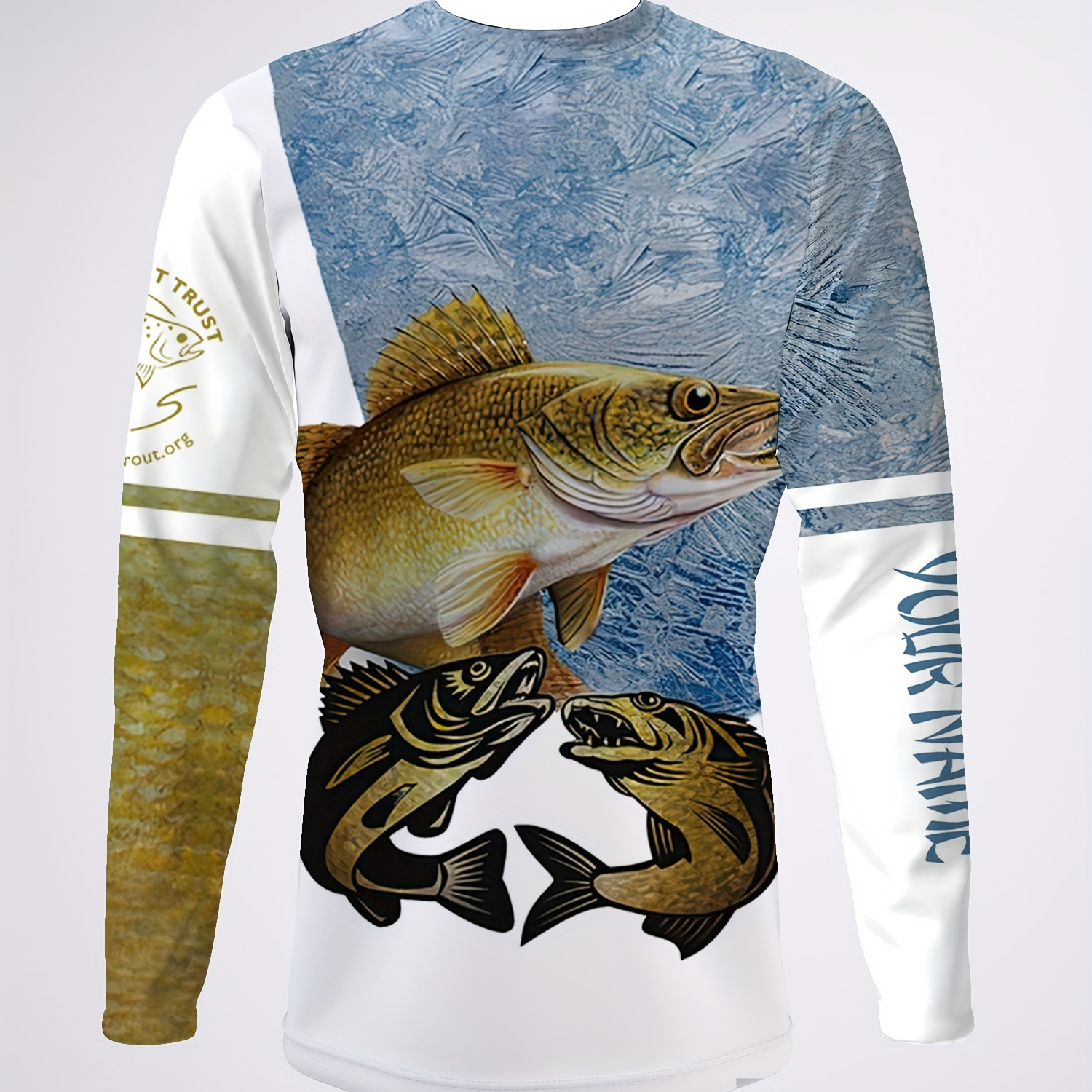 Not Personalized Fishing Long Sleeve Fishing Shirt For Men - Temu