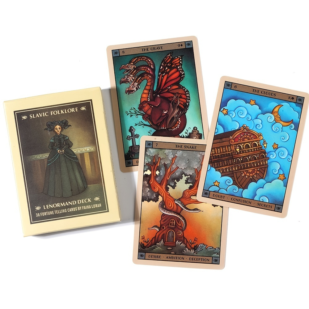 Tarot Lenormand Board Game, Cartas Tarot Lenormand