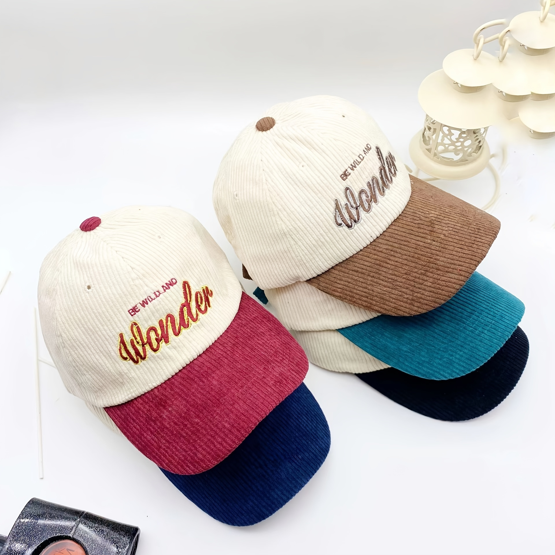 Label Embroidery Simple Baseball Cap Vintage Washed Distressed Cotton Dad  Hat Unisex Solid Color Sun Hats For Women Men - Temu