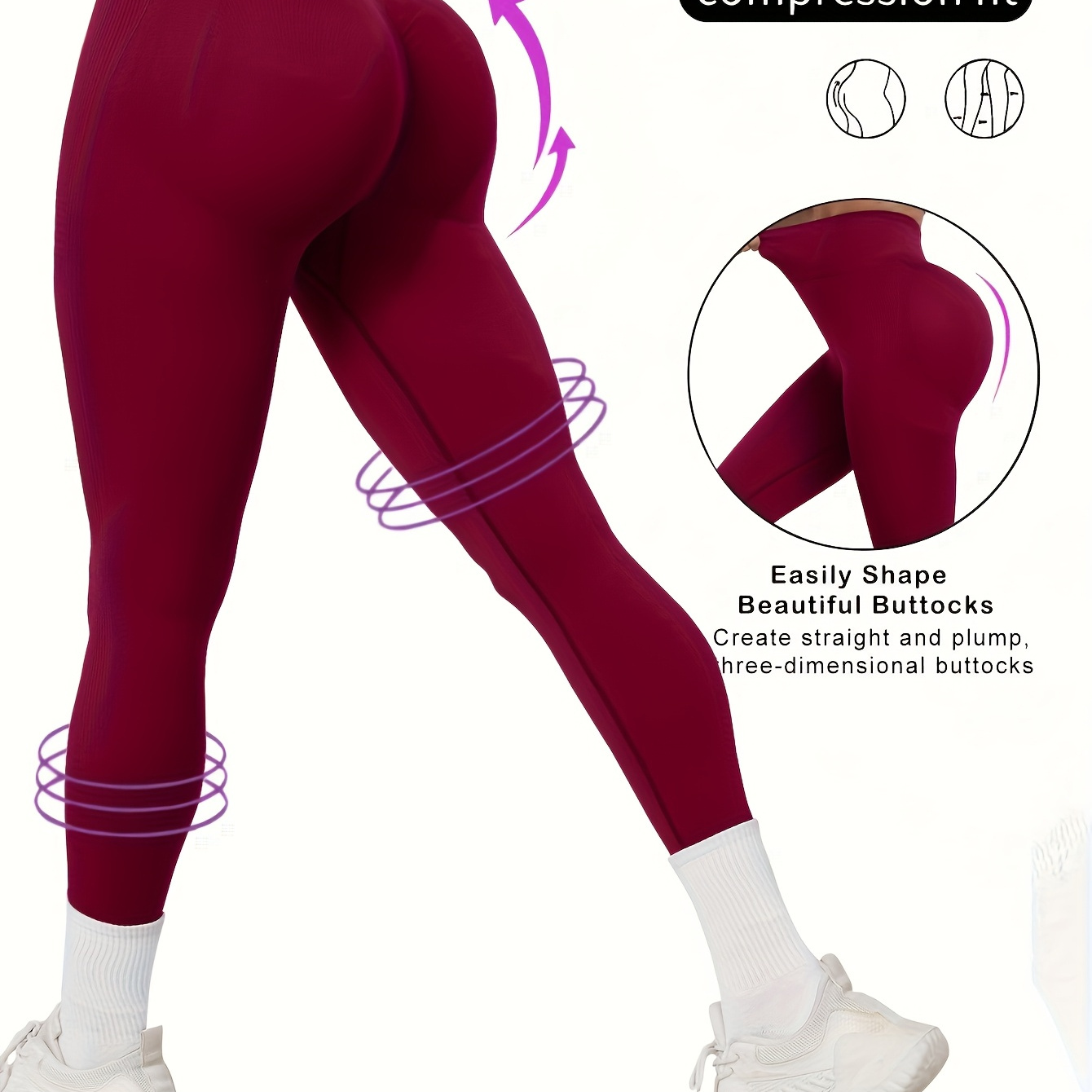 

Women's Yoga Leggings With High Waistband, Moisture-wicking, And Stretchy, Outdoor Activities And Fitness