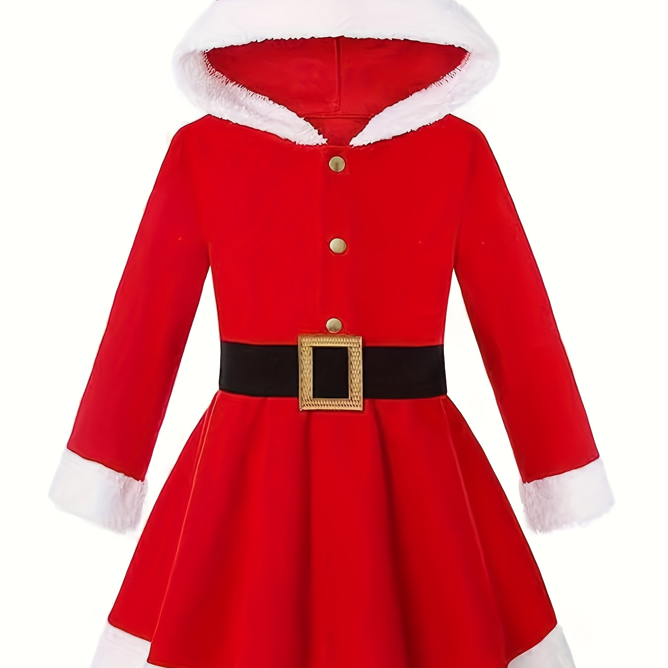 

1pc Polyester Christmas For Women - Hooded Long Sleeve , , Regular Fit - For (120-140cm)