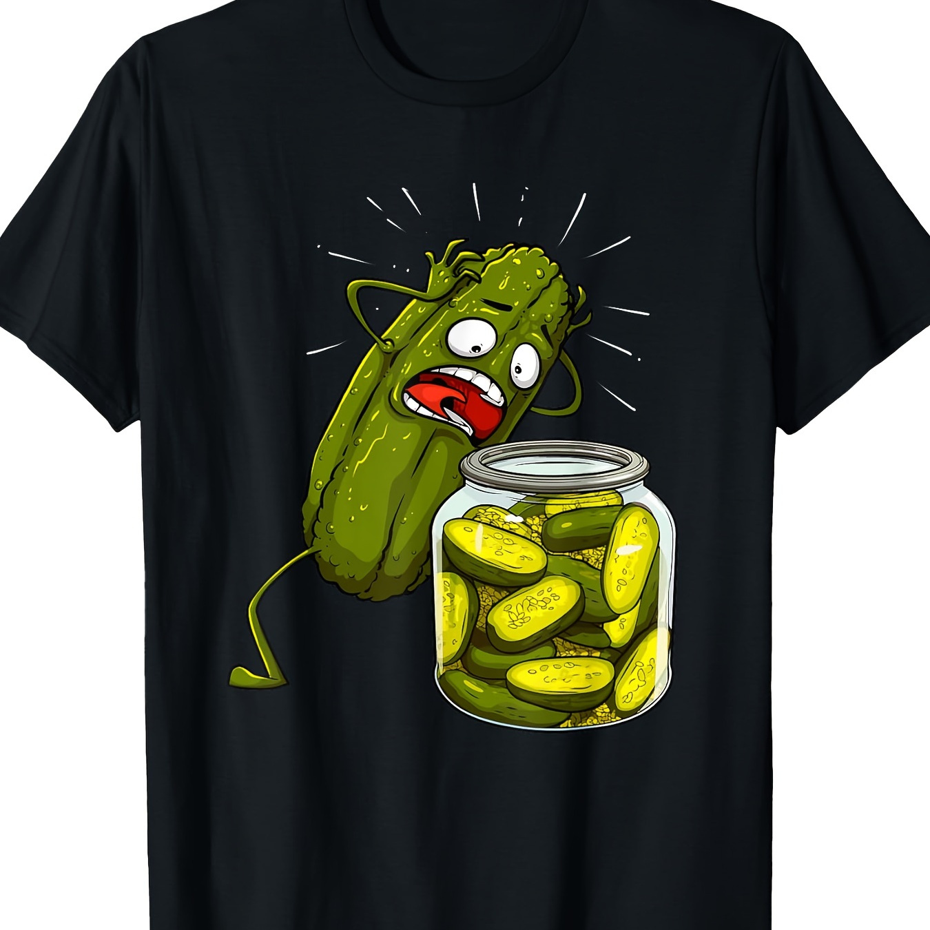 

Best Pickle Art For Men Women Pickle Novelty T-shirt-220g 100% Cotton