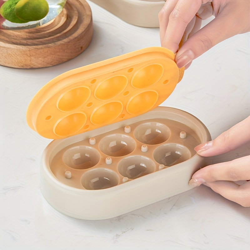 OGGI Ice Cube Tray, Ice Ball Molds, Large Ice Sphere Maker, Flexible 6  Cavity Silicone Ice Ball Trays for Freezer, Slow Melting Big Ice Spheres  for