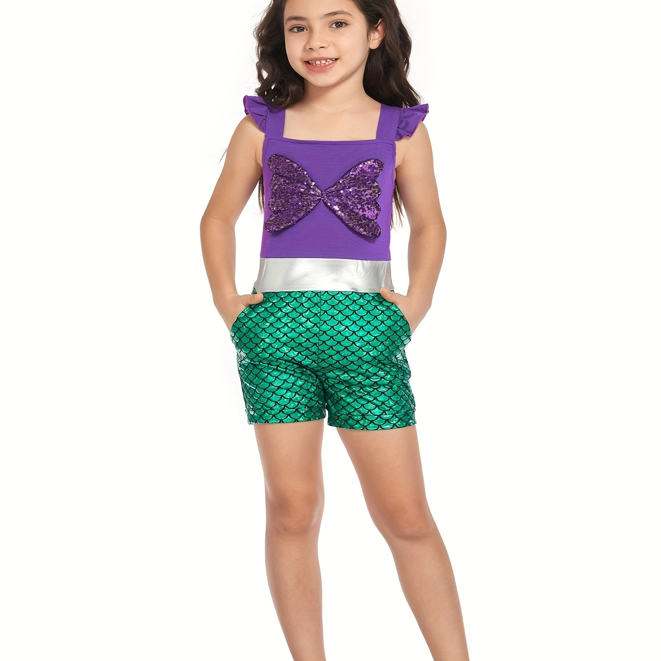Jumpsuit with Soft Fish Scales