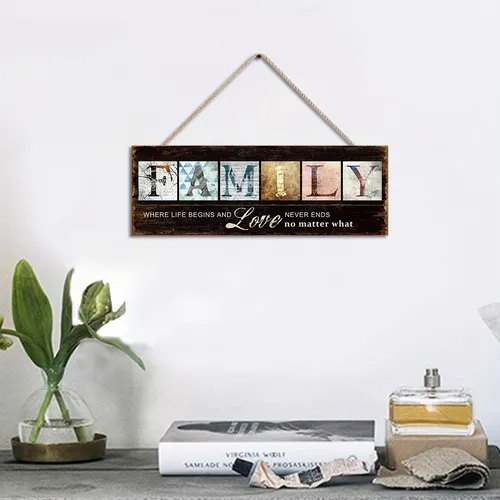 Family Wooden Plaque - Temu
