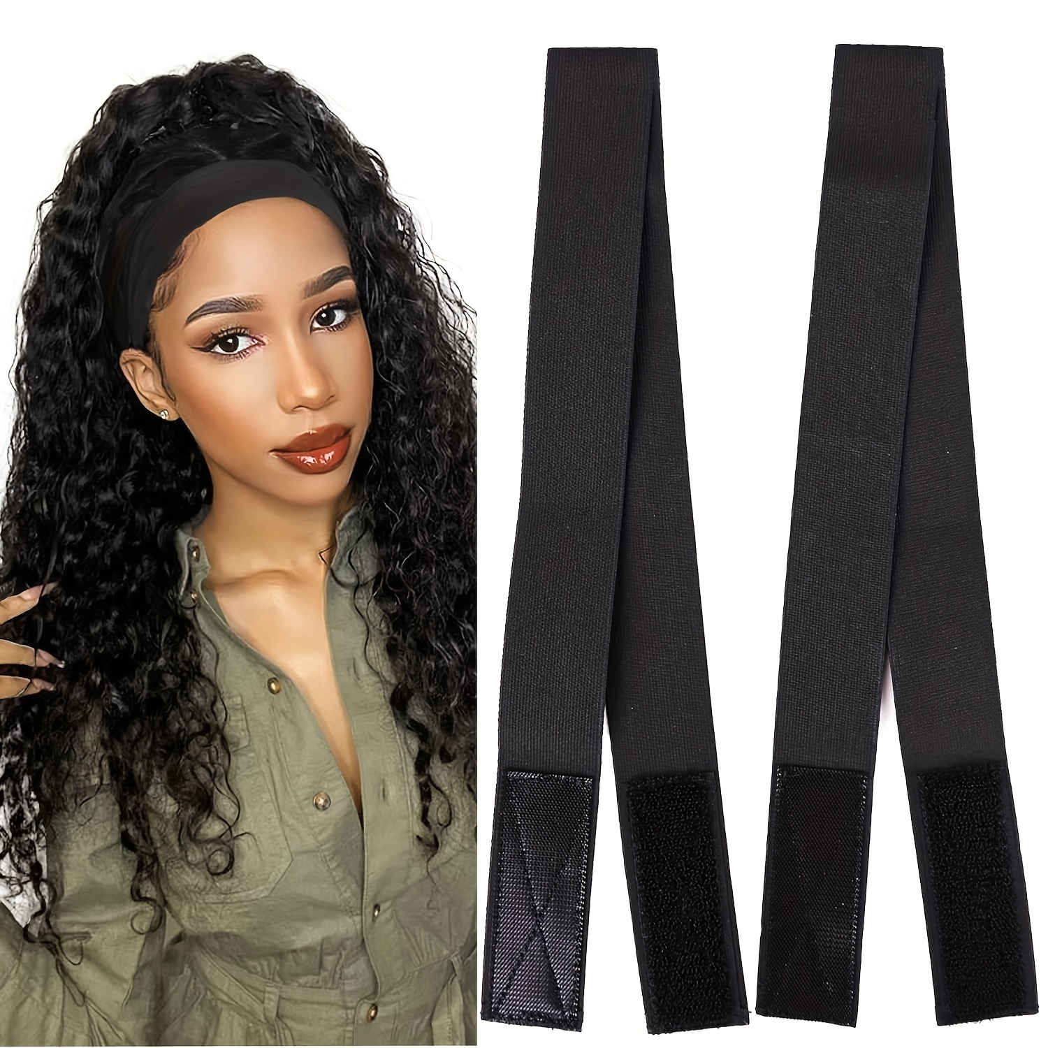 Adjustable Elastic Lace Melting Band Wig Edges wig Edge - Temu