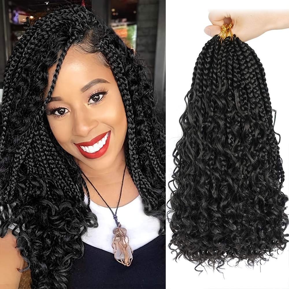 Crochet Box Braids Hair Extension Bohemian Goddess Box Braids Crochet ...