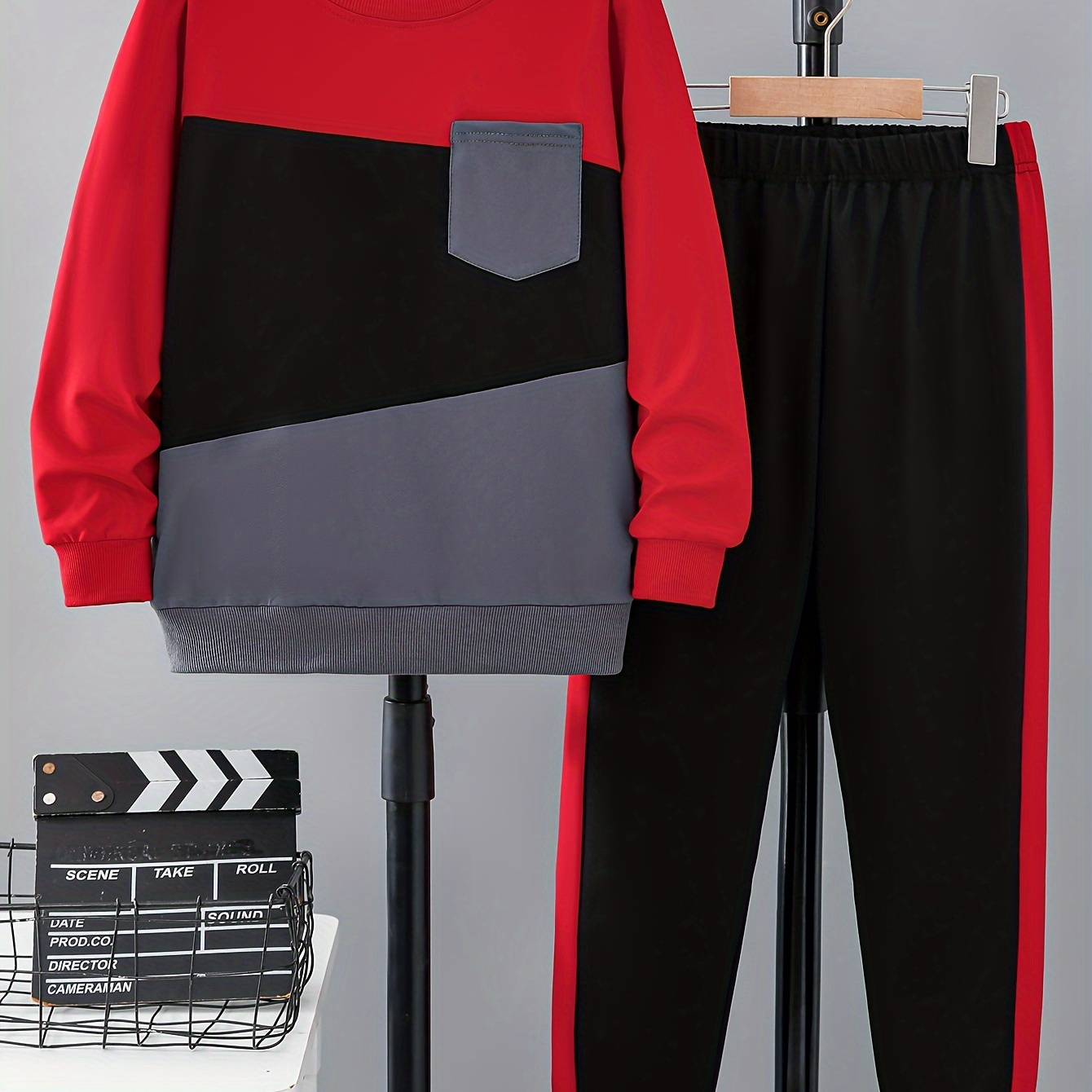 

Boys' Long Sleeve Top & Pants Set - Polyester, For /fall, For