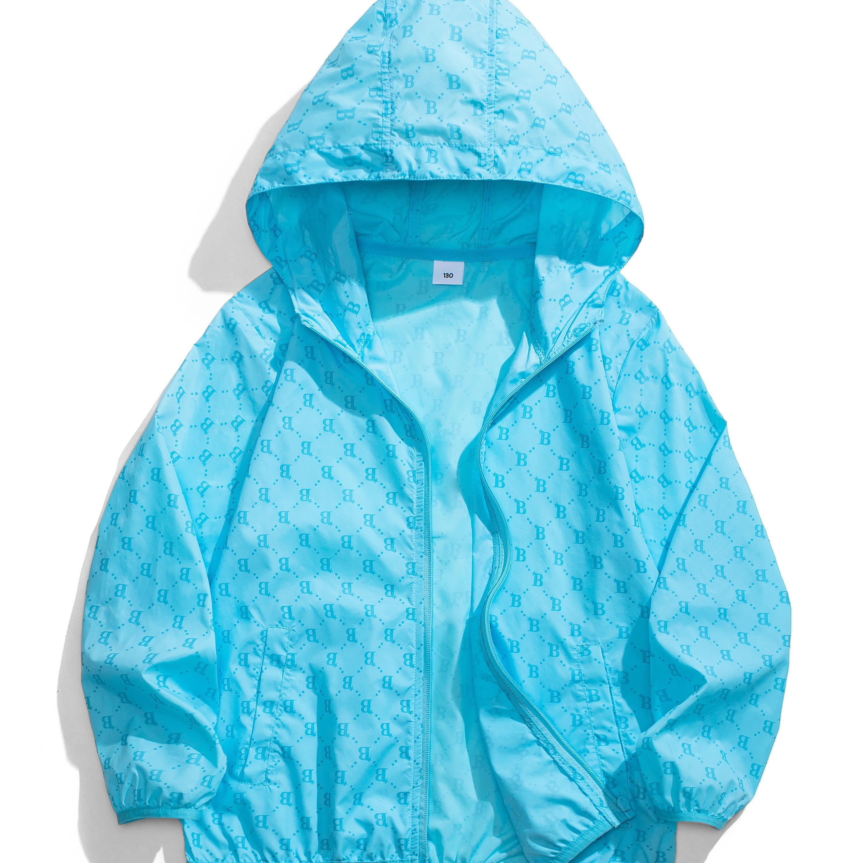 

Boy's Lightweight Breathable Hooded Coat, Zipper Loose Sun-resistance Track & Active Jackets For Summer