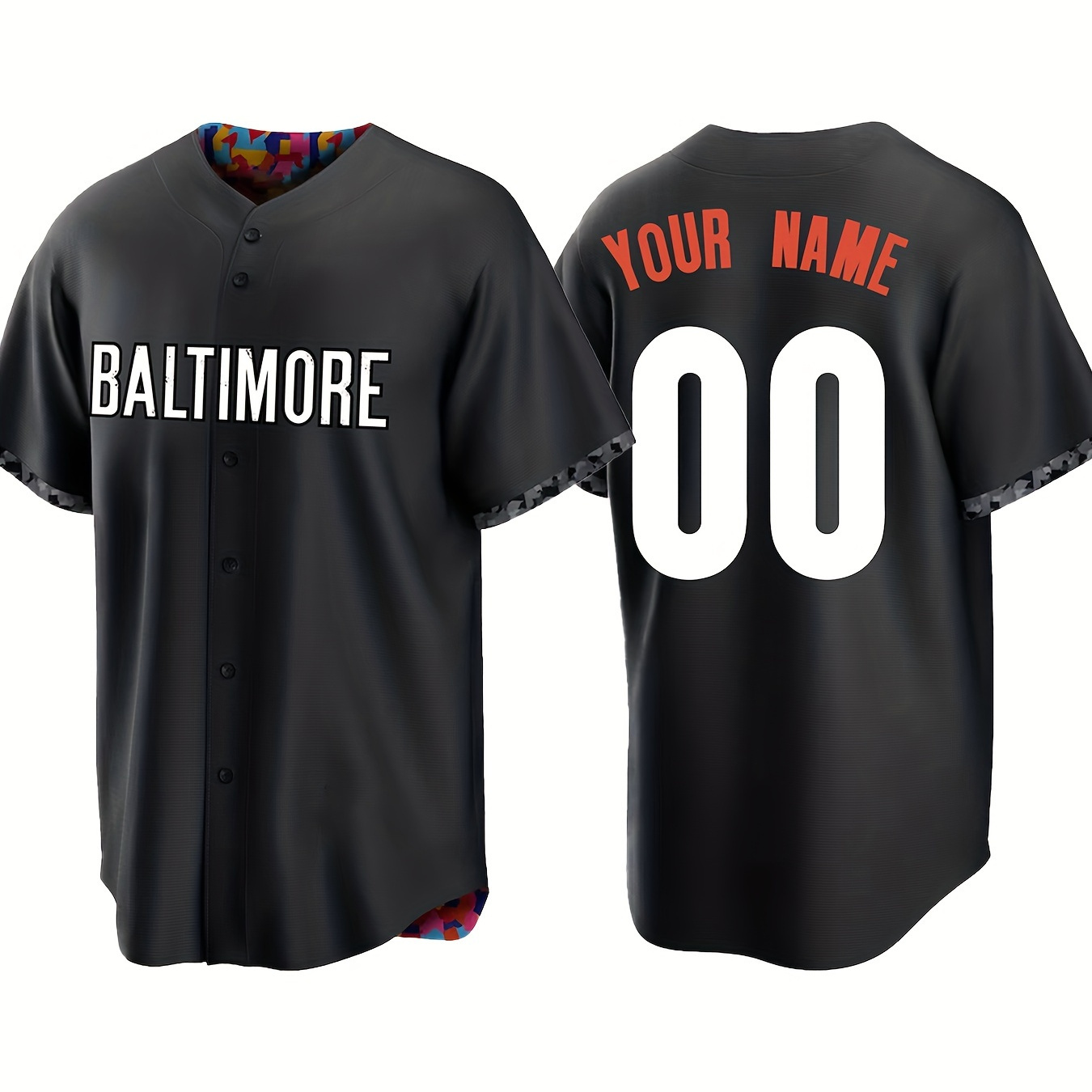

Custom Men's Baseball Jersey, Leisure Sports Style, Personalized Name And Number, Athletic Team Uniform, As Gifts