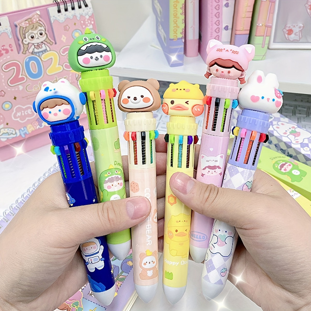 Multi-functional Cartoon Bubble Pen/cute Girl Themed, Creative