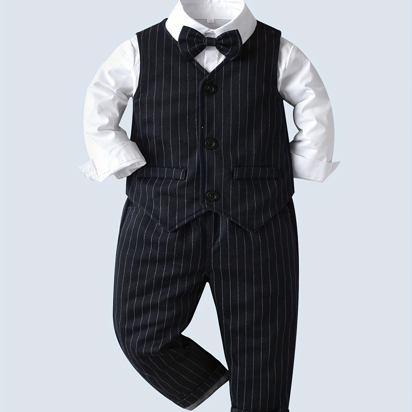 Baby store pinstripe suit