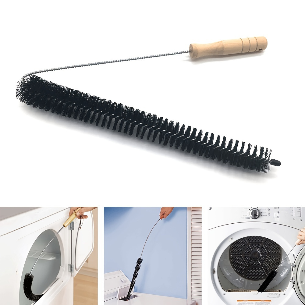 1pc, Dryer Vent Cleaner Kit Dryer Lint Brush Vent Trap Cleaner Long  Flexible Refrigerator Coil Brush 17.72inch 28.35inch