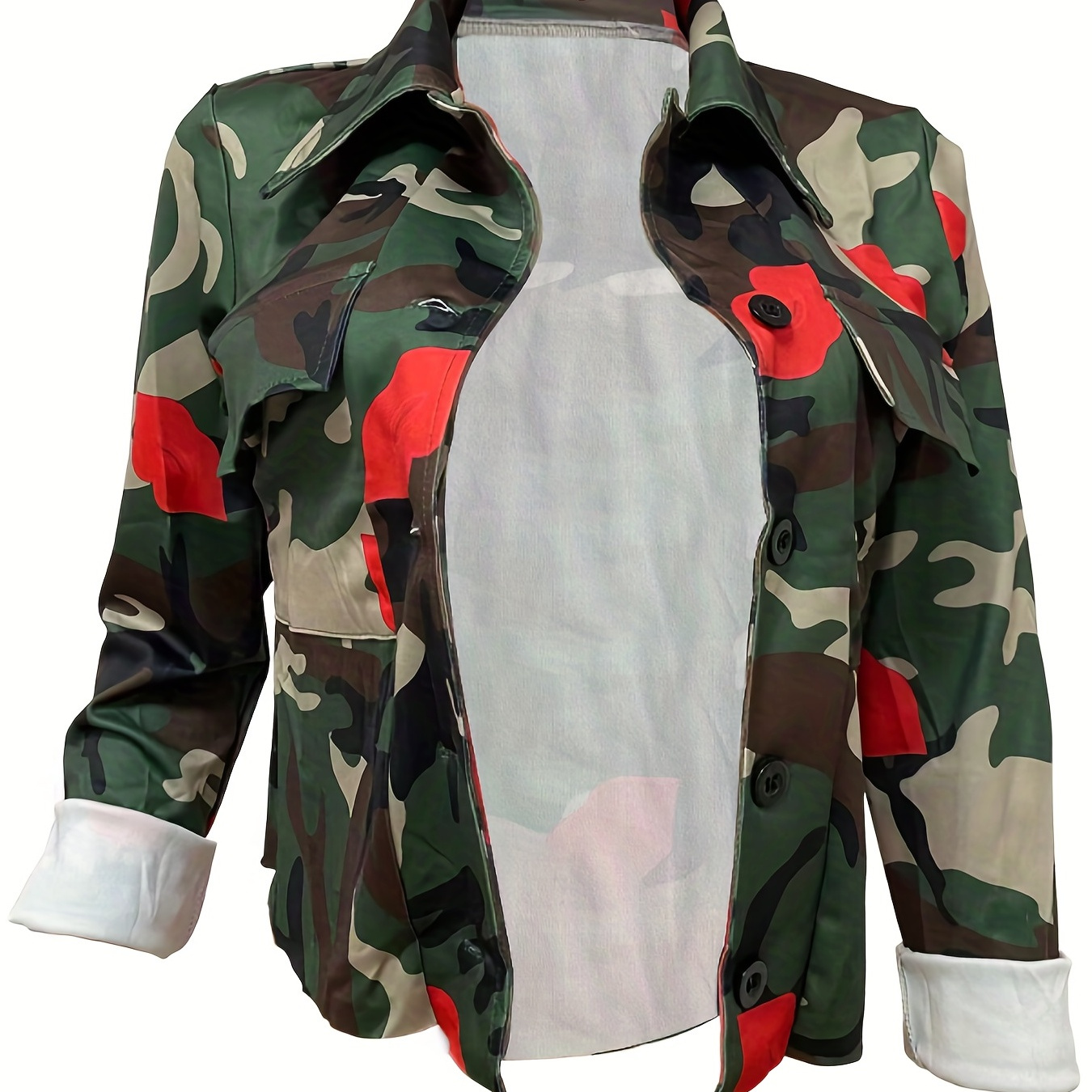 Female hotsell camouflage jacket