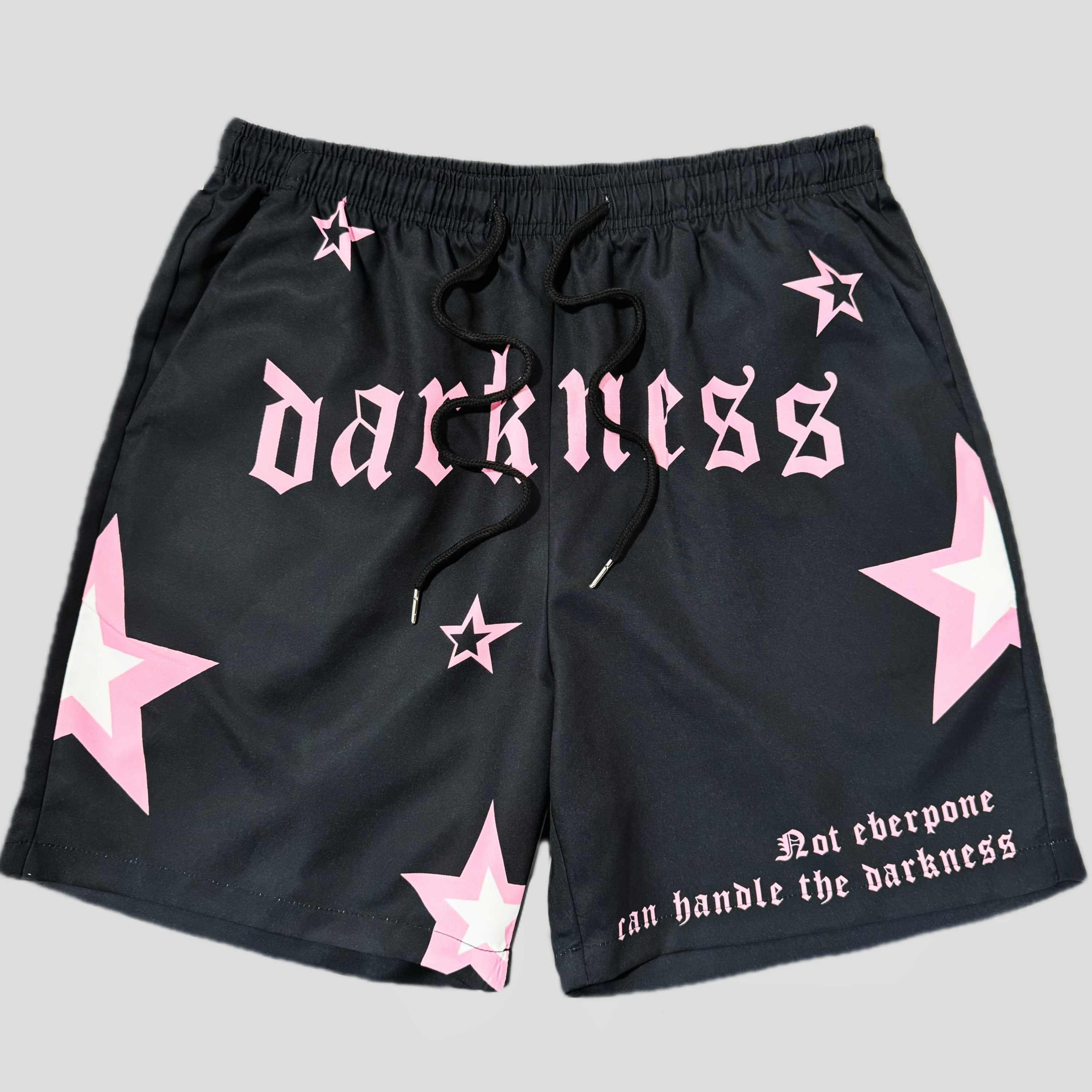 

Men's Star Graphic Pattern And Letter Print "" Shorts With Drawstring And Pockets, Trendy And Stylish Shorts For Summer Street And Sports Wear