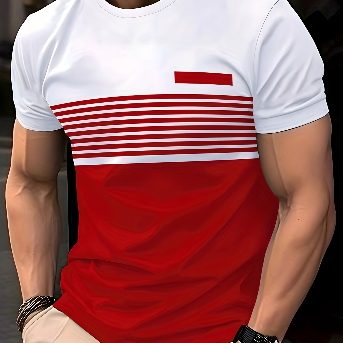 

Men' Casual Crewneck T-shirt